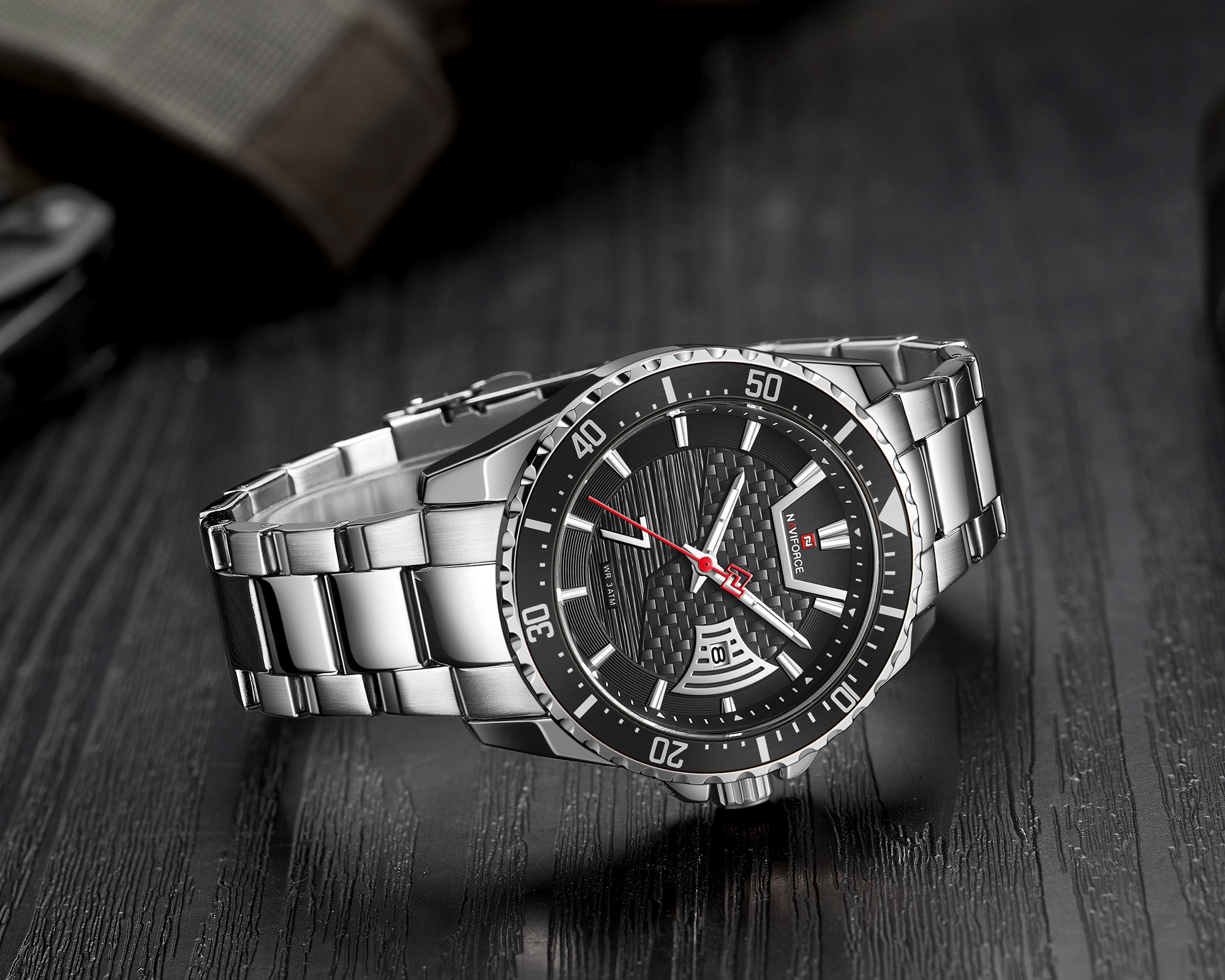 RELOJ NAVIFORCE NF9191 ACERO PLATEADO PARA CABALLERO - 3