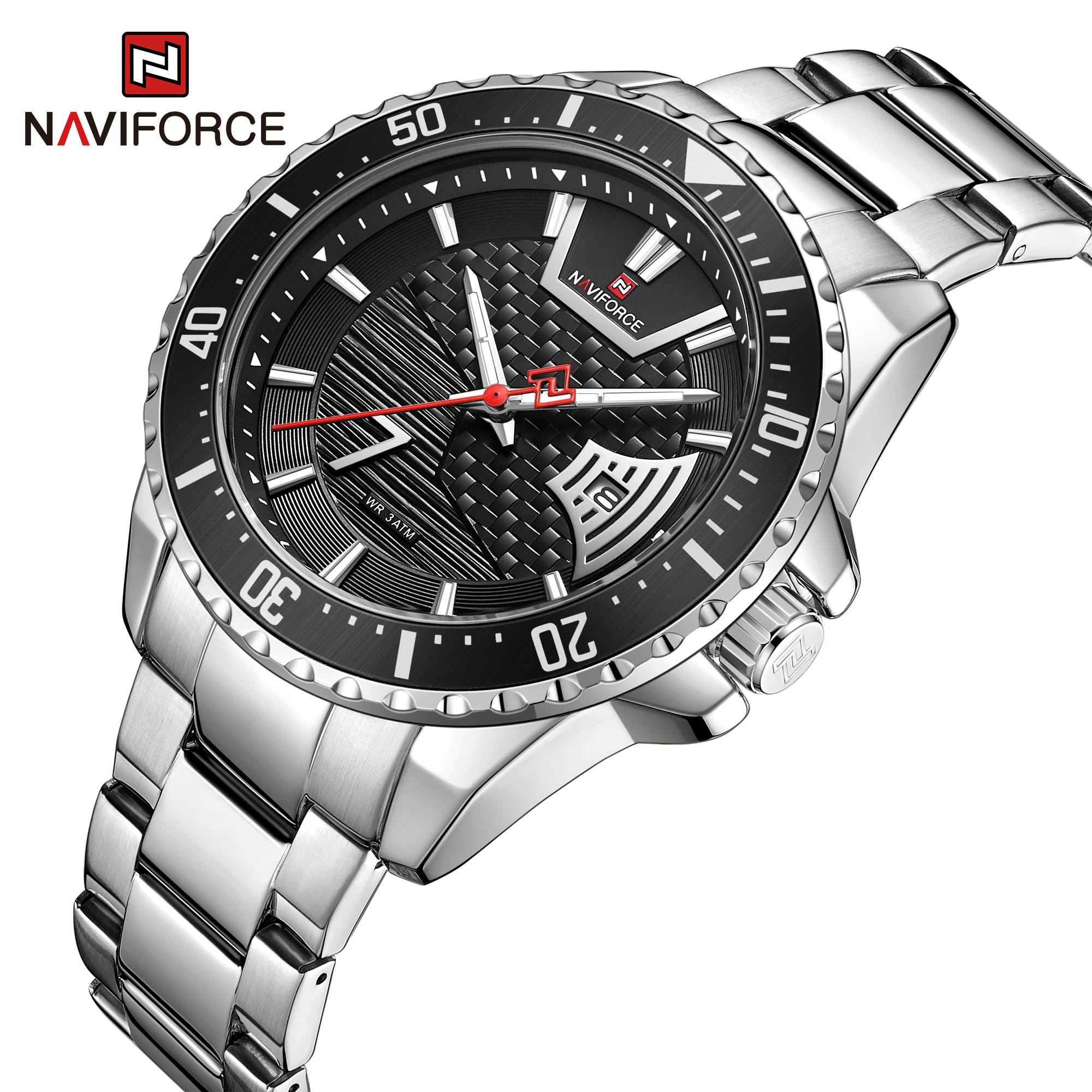 RELOJ NAVIFORCE NF9191 ACERO PLATEADO PARA CABALLERO - 4