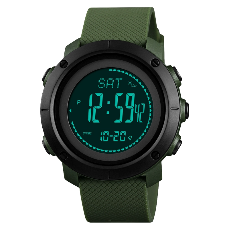 RELOJ SKMEI 1427 UNISEX ALTÍMETRO BARÓMETRO BRUJULA PODÓMETRO - 1