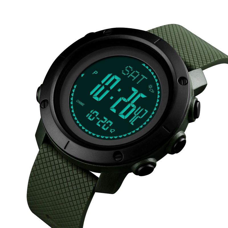 RELOJ SKMEI 1427 UNISEX ALTÍMETRO BARÓMETRO BRUJULA PODÓMETRO - 3