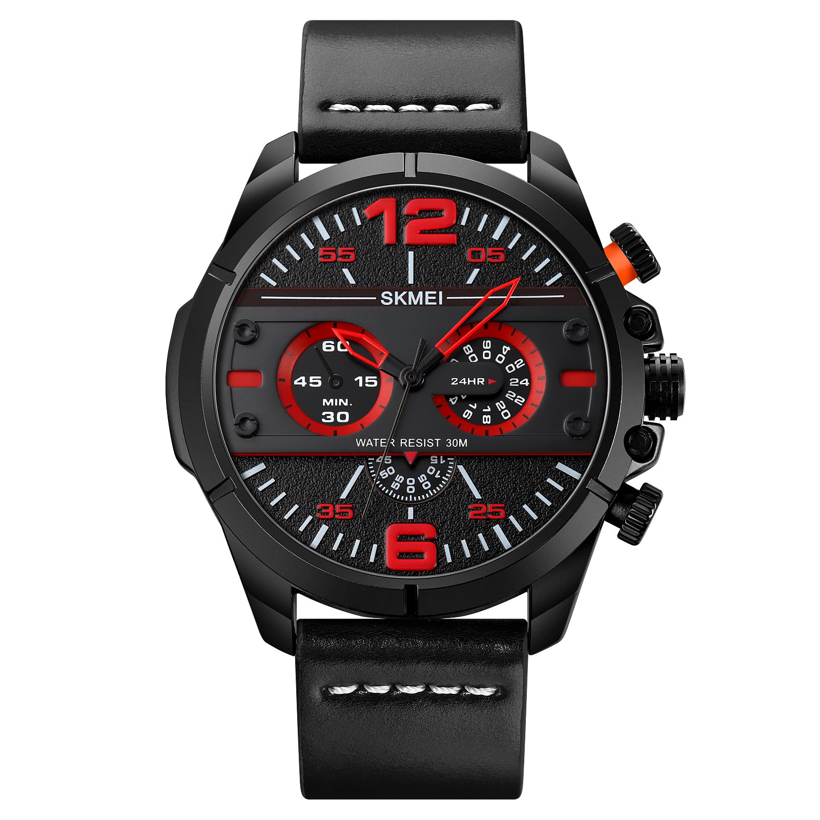 RELOJ SKMEI 1846 NEGRO CORREA CUERO - 2