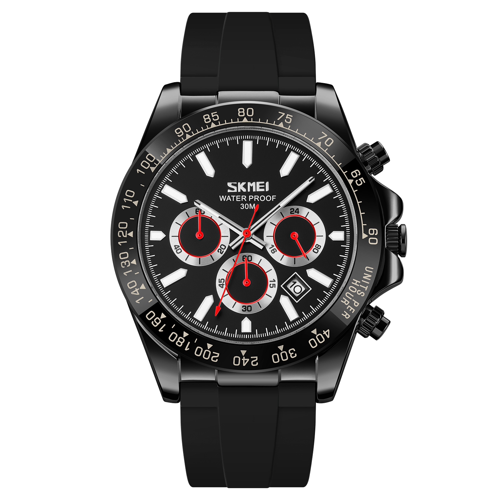RELOJ SKMEI 9275 NEGRO CRONÓMETRO - 1