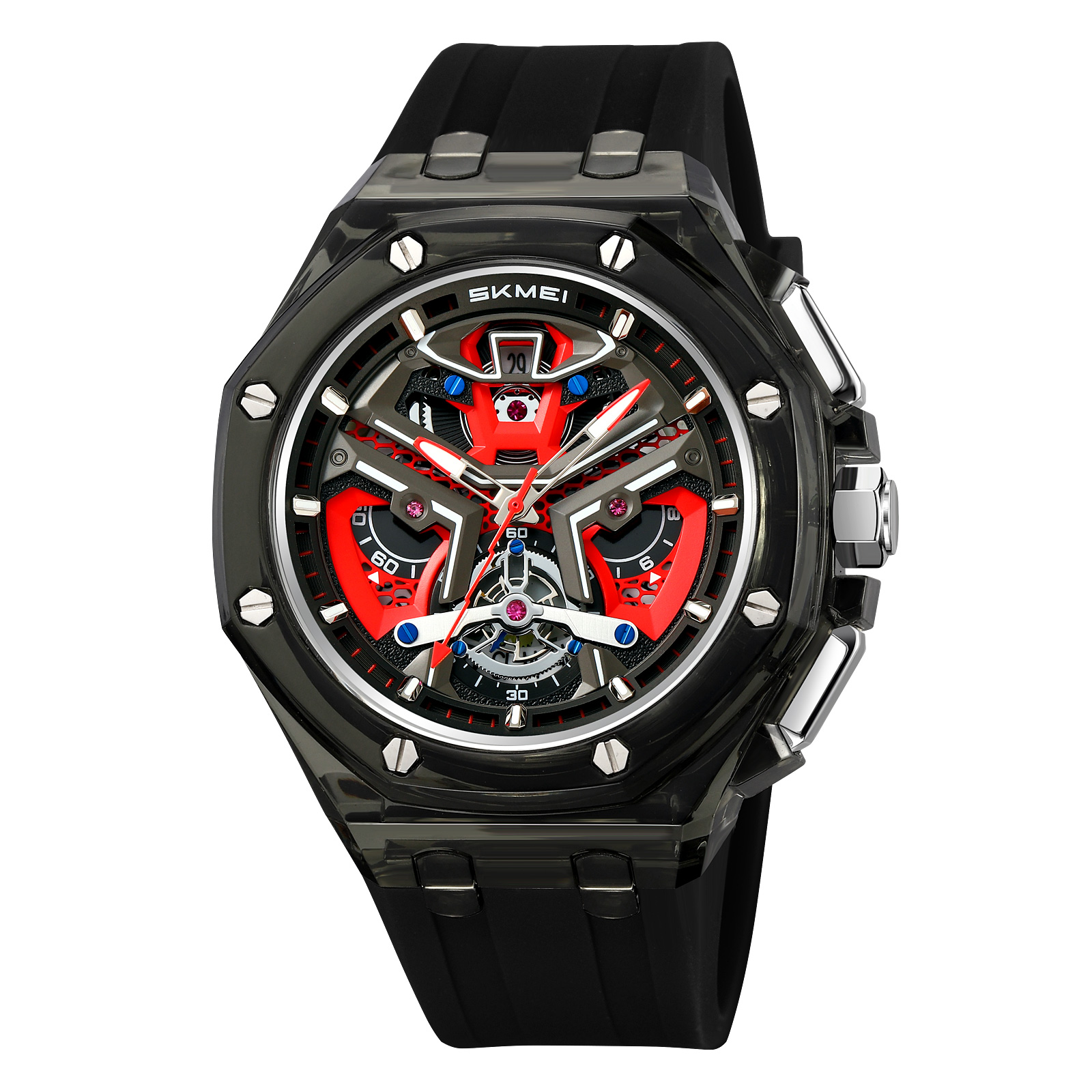 RELOJ SKMEI 2426 CRONÓMETRO CORREA DE SILICONA CABALLERO - 1