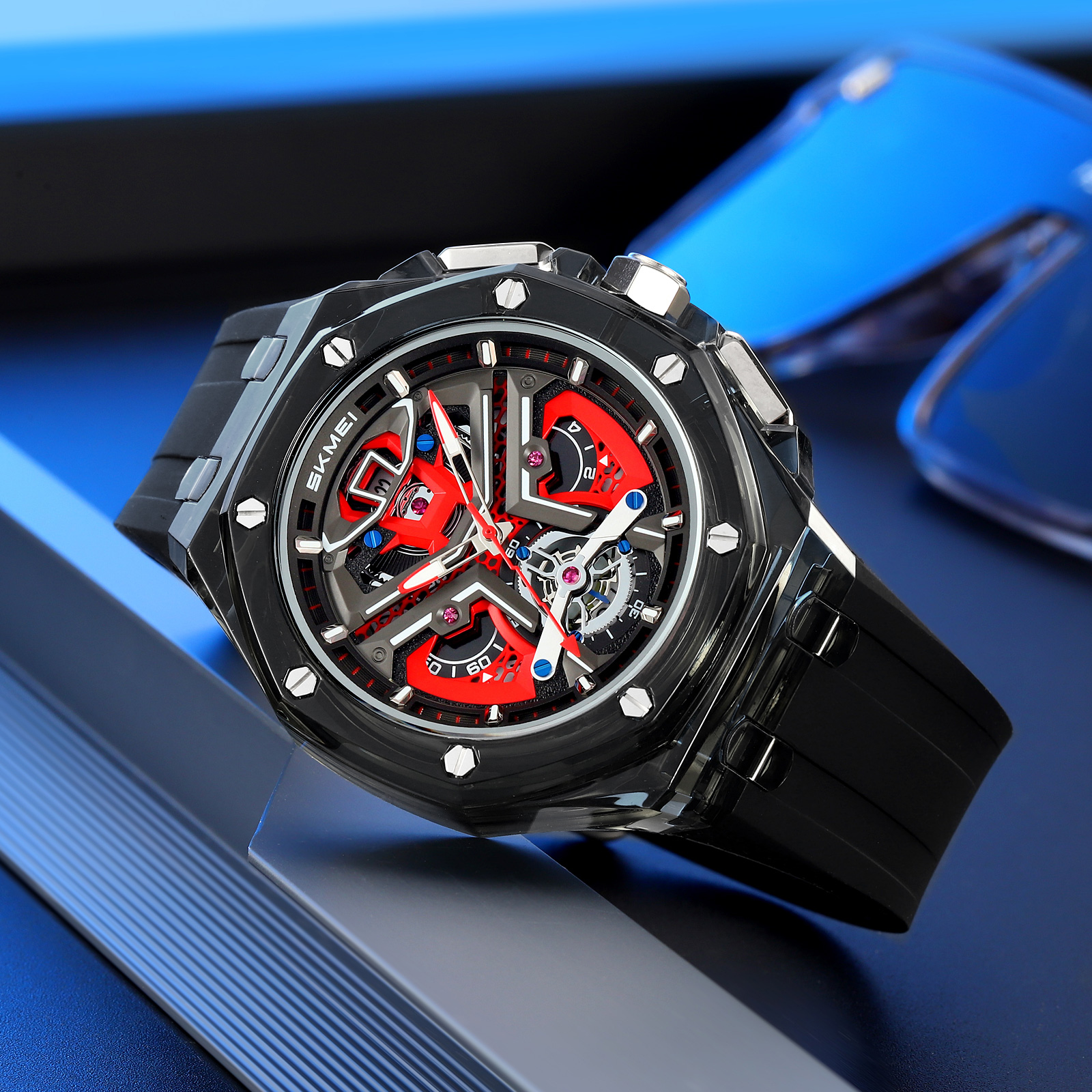 RELOJ SKMEI 2426 CRONÓMETRO CORREA DE SILICONA CABALLERO - 3