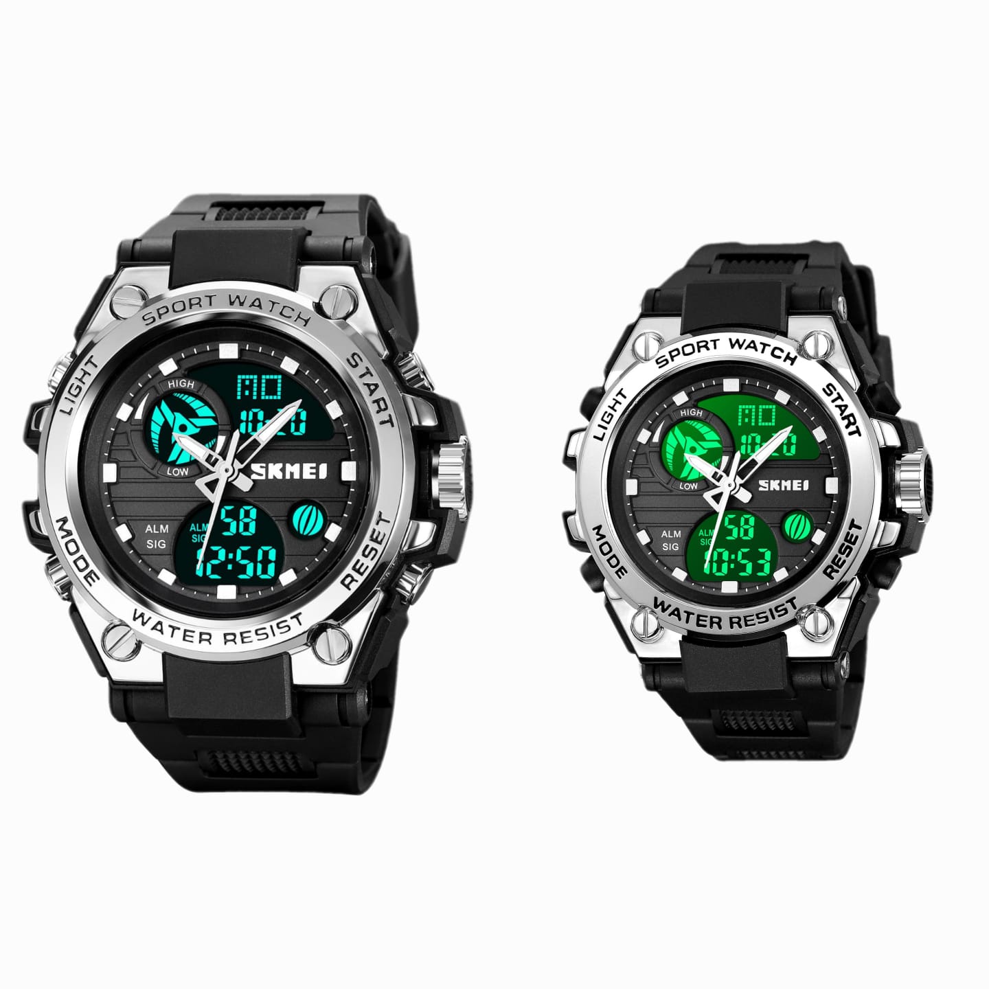 RELOJES DE PAREJAS SKMEI -  HOMBRE Y MUJER - 1