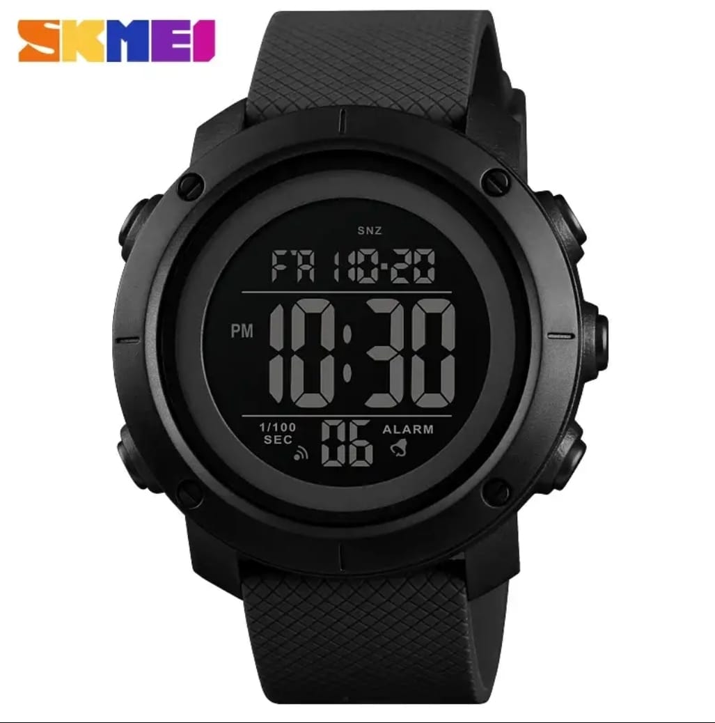 RELOJ SKMEI 1434 NEGRO CORREA SILICONA - 1