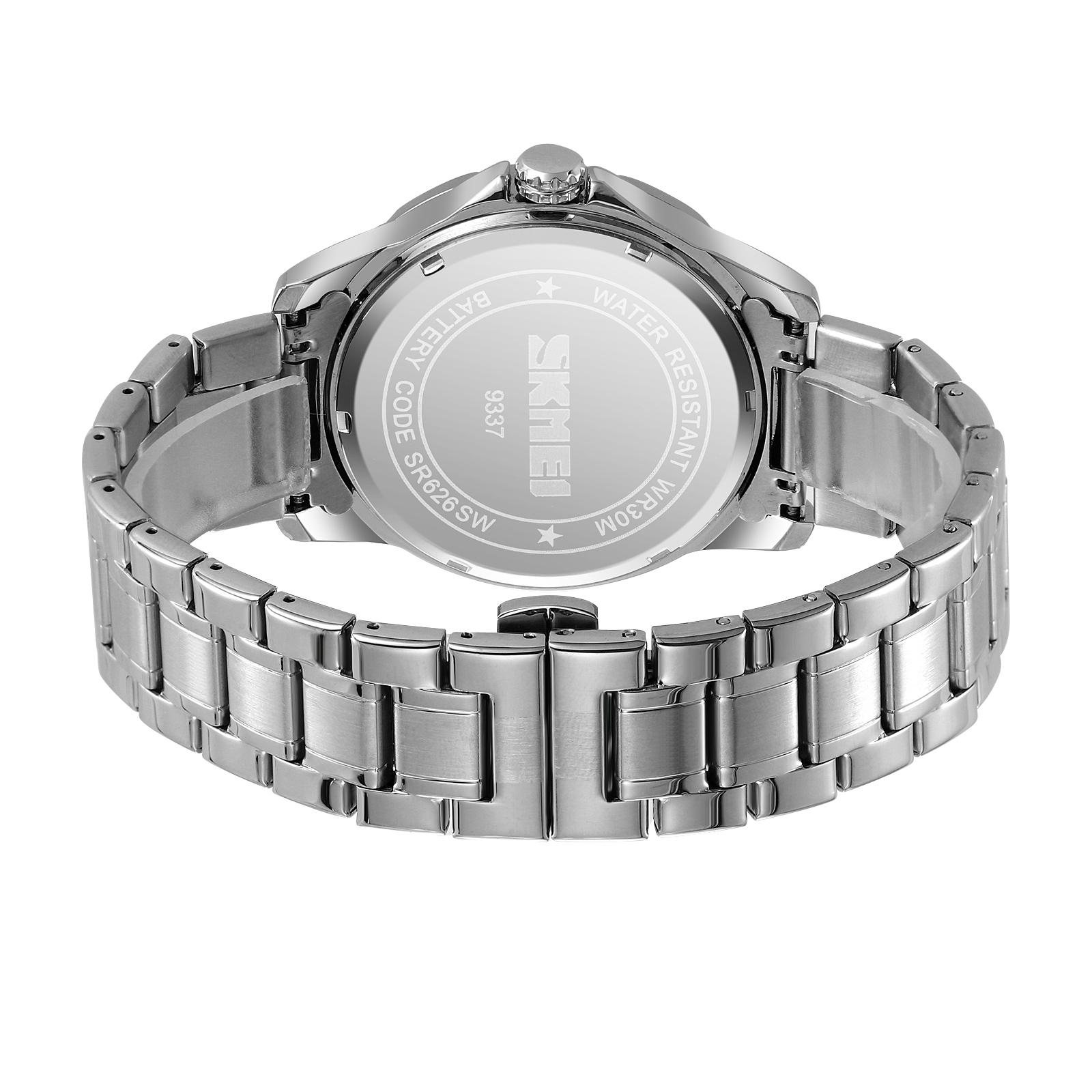 RELOJ SKMEI 9337 CORREA ACERO ANALÓGO PARA CABALLERO - 4
