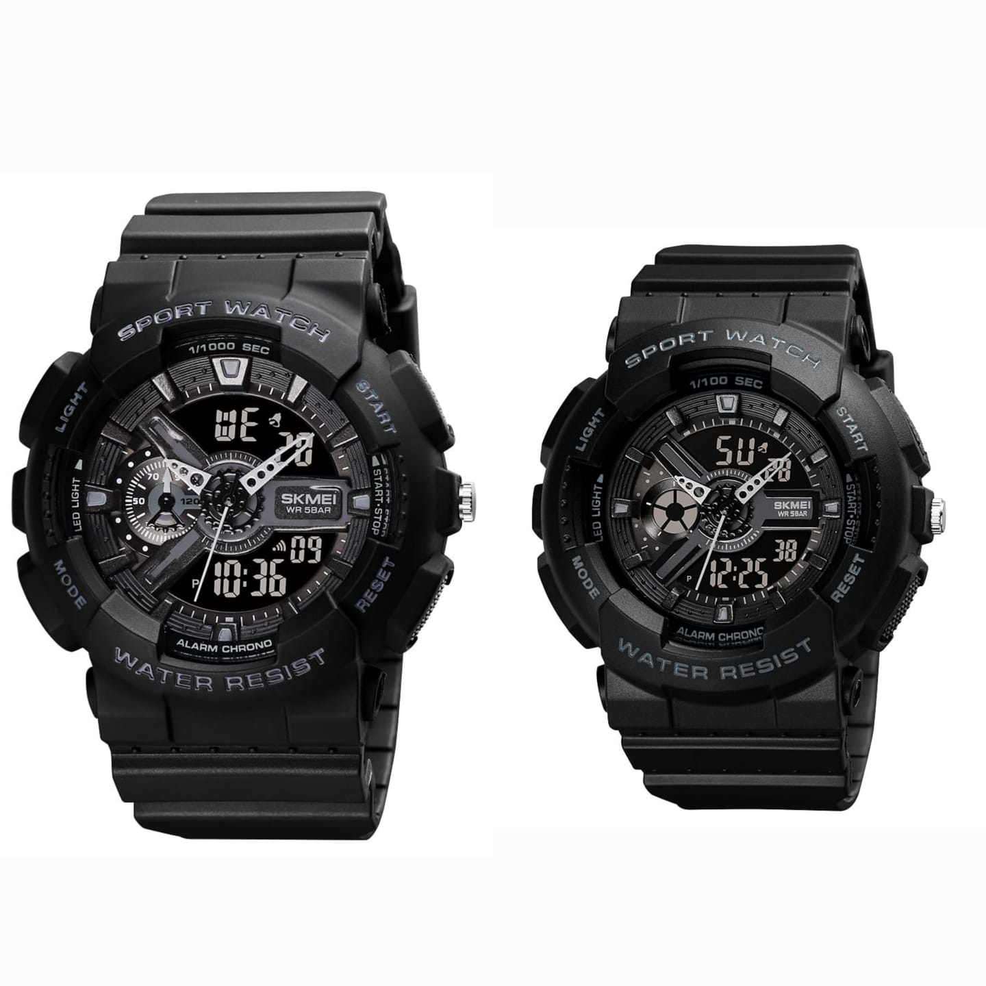 RELOJES DE PAREJAS SKMEI -  HOMBRE Y MUJER - 1