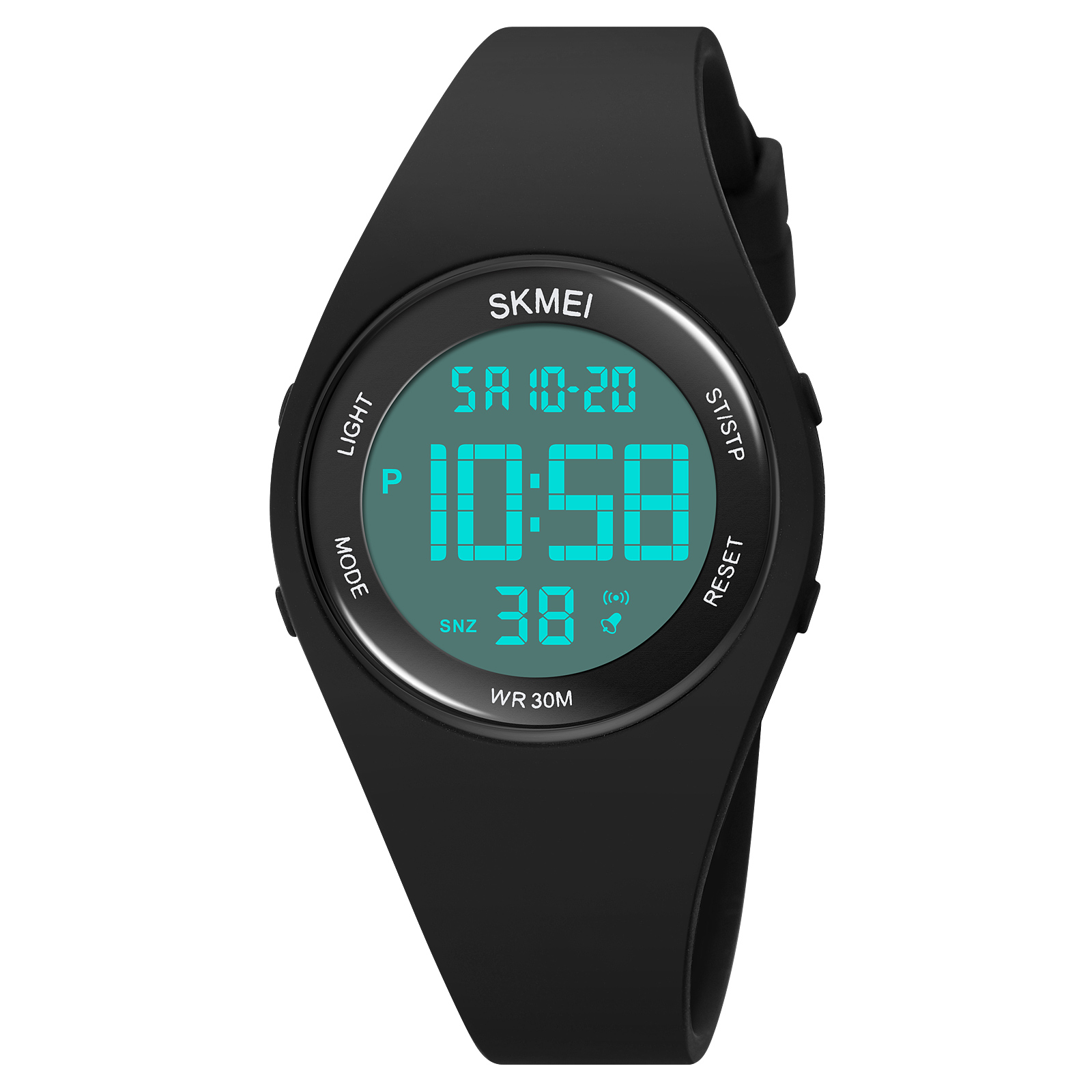 RELOJ SKMEI 1865  BLANCO CON DISEÑO  PARA NIÑOS CORREA SILICONA - 2