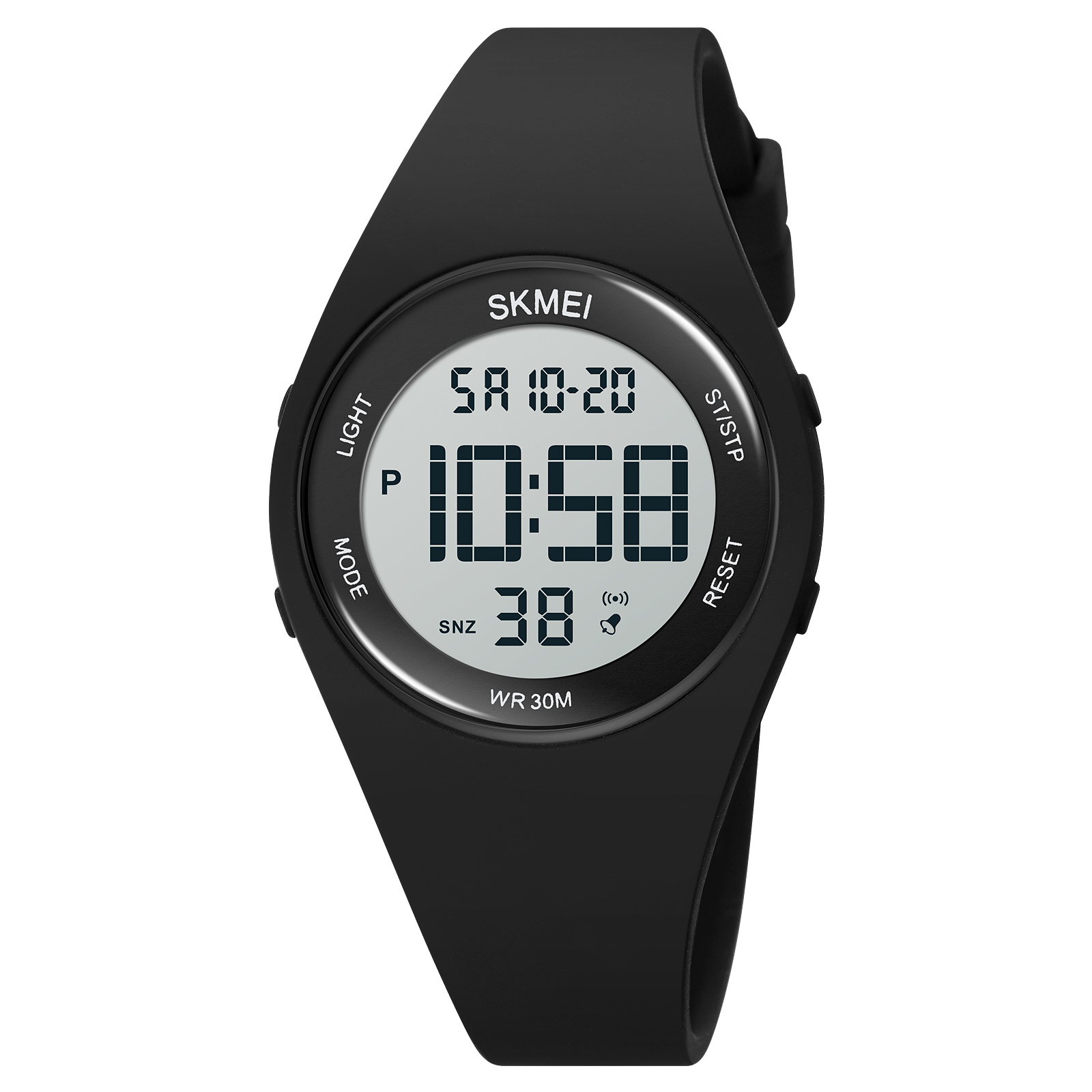 RELOJ SKMEI 1865  BLANCO CON DISEÑO  PARA NIÑOS CORREA SILICONA - 4