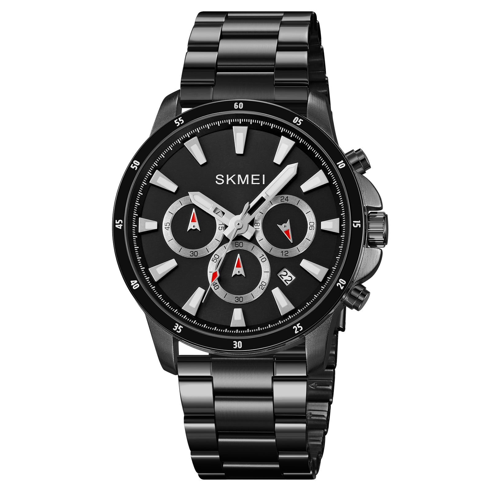 RELOJ SKMEI 2295 CRONÓMETRO ANALÓGO CORREA ACERO - 1