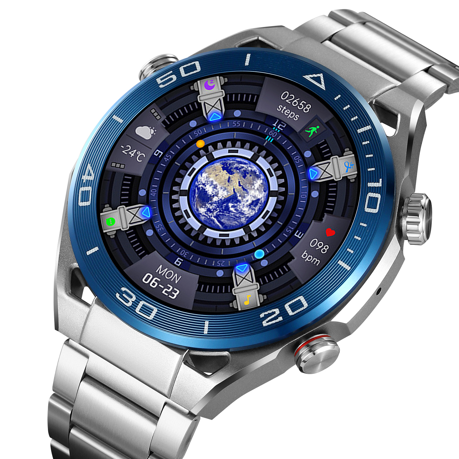 RELOJ SKMEI S236 CORREA INTERCAMBIABLE ACERO Y CUERO - 2