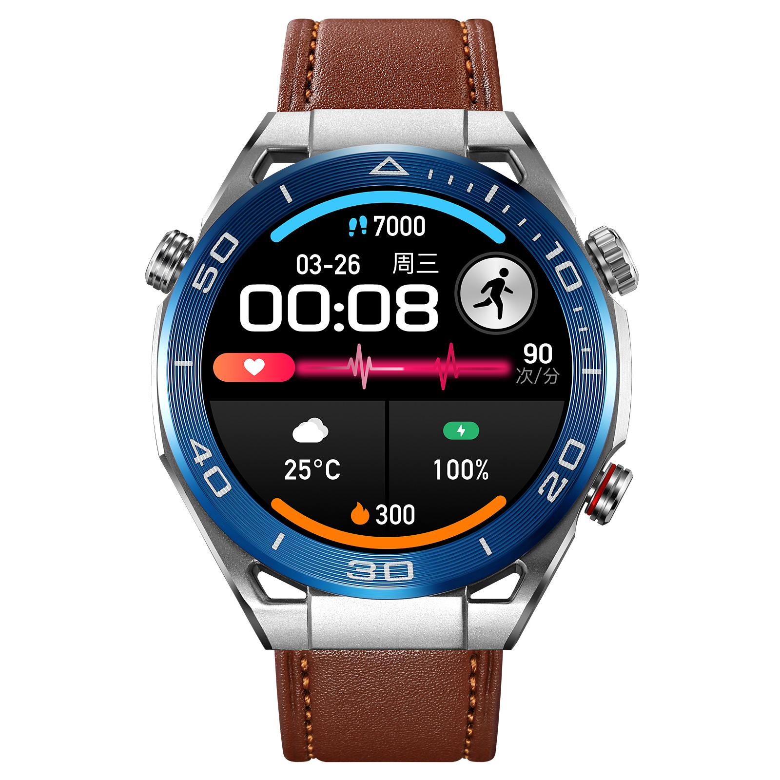RELOJ SKMEI S236 CORREA INTERCAMBIABLE ACERO Y CUERO - 3