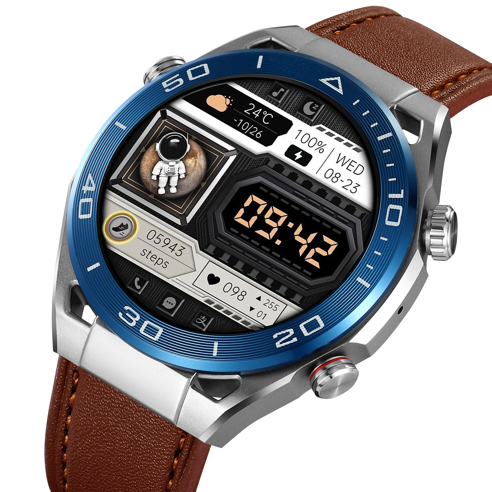 RELOJ SKMEI S236 CORREA INTERCAMBIABLE ACERO Y CUERO - 4