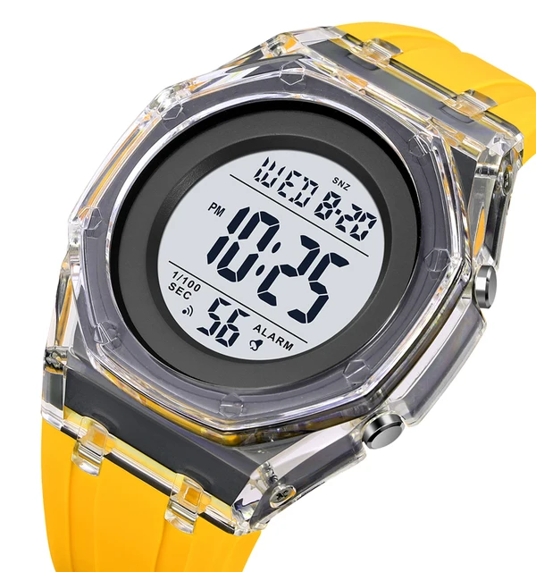 RELOJ SKMEI 2063 AMARILLO DIGITAL - 2