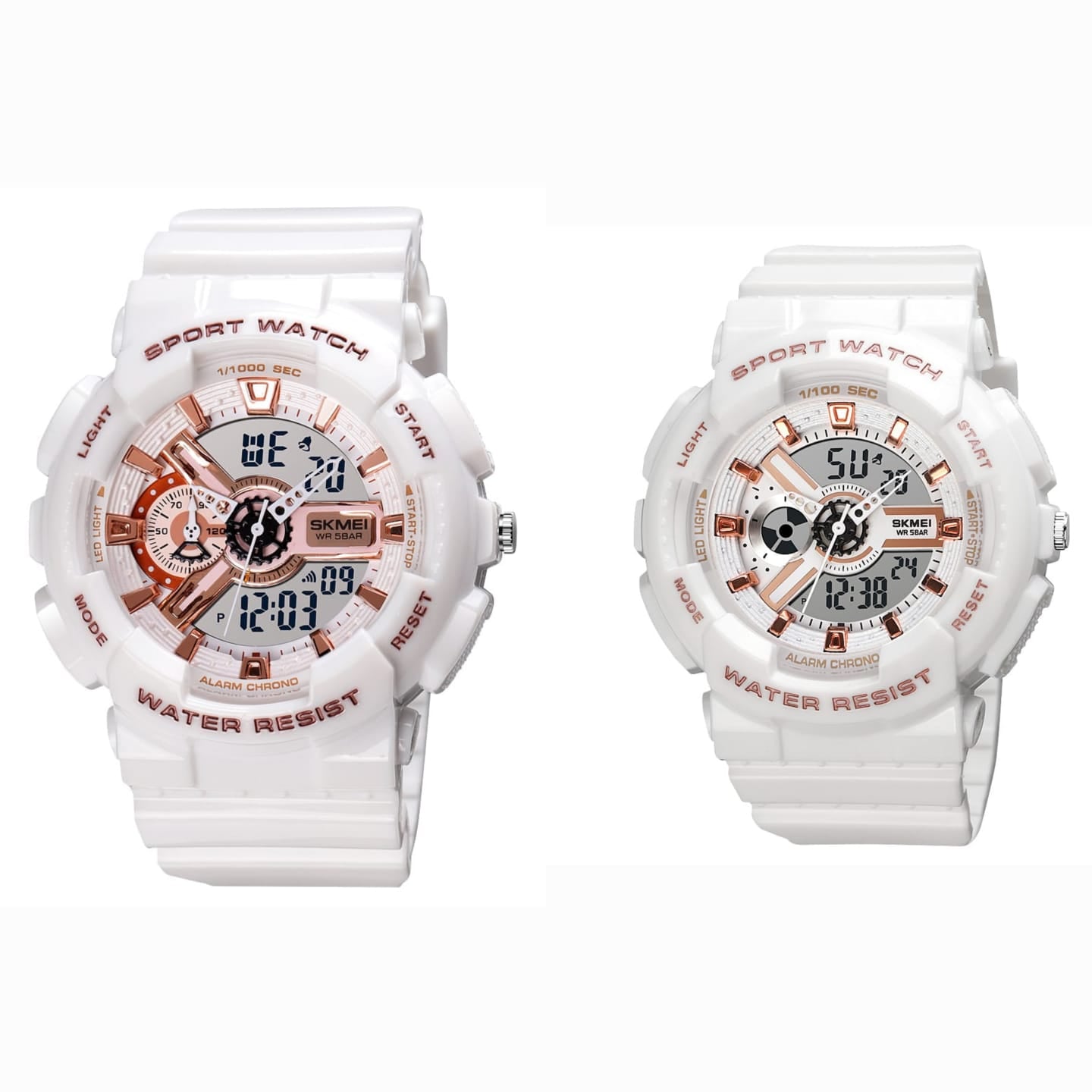 RELOJES DE PAREJAS SKMEI - HOMBRE Y MUJER - 1