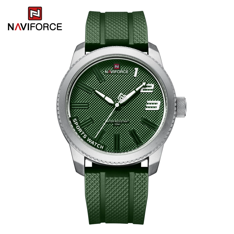 RELOJ NAVIFORCE 9202T CORREA VERDE DE SILICONA - 1