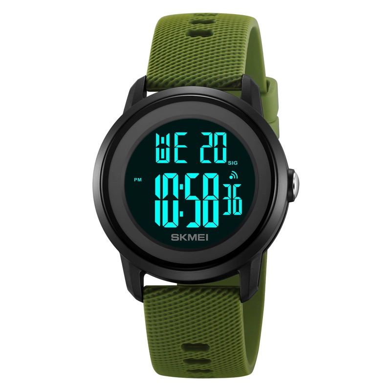 RELOJ SKMEI 2218 CORREA VERDE SILICONA PARA NIÑOS - 2