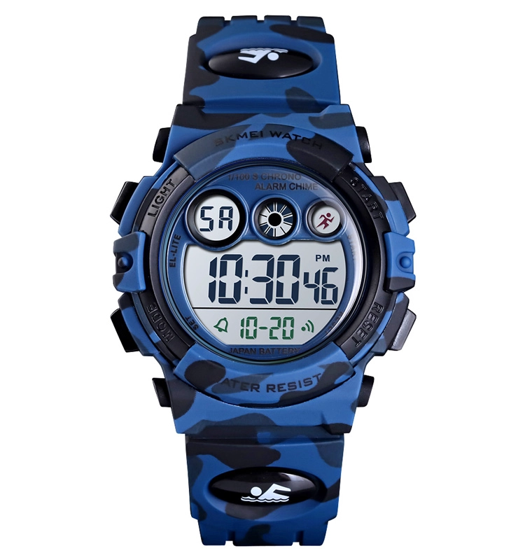 RELOJ SKMEI 1547 CAMUFLADO CON LUCES PARA NIÑOS - 2