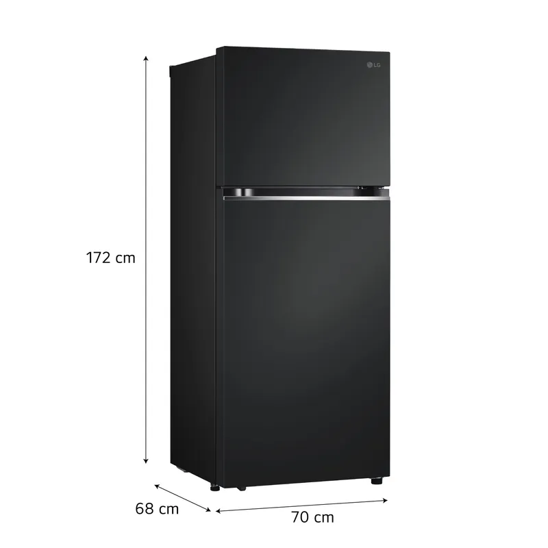 REFRIGERADORA VT37BPD 375L DOOR COOLING + TOP FREEZER NEGRO - 2