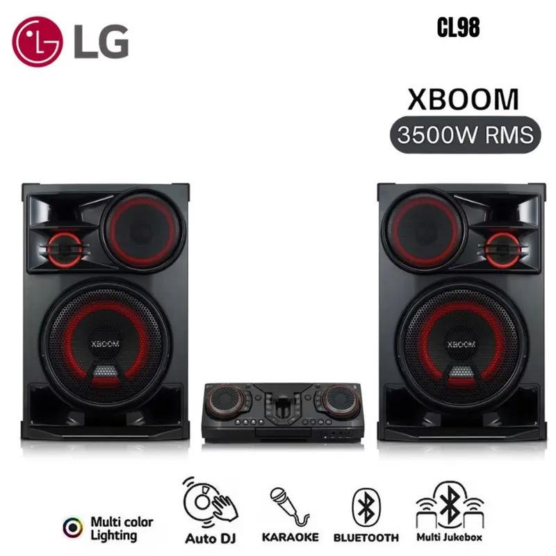 MINICOMPONENTE LG XBOOM CL98 BLUETOOTH 3500W RMS - 1