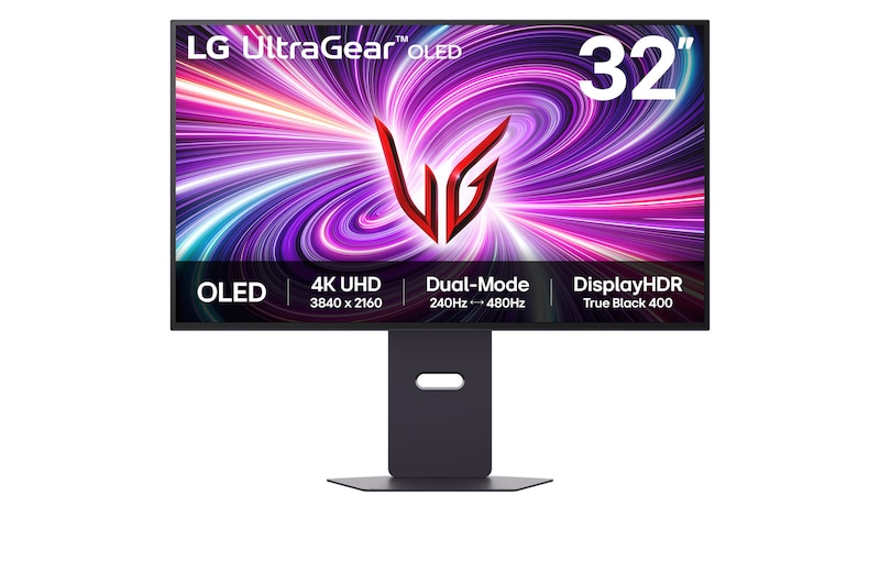 MONITOR GAMING ULTRAGEAR™ OLED DE MODO DUAL DE 32' | 4K UHD, 0,03 MS (GTG), DISPLAYHDR TRUE BLACK 400 32GS95UV-B - 1