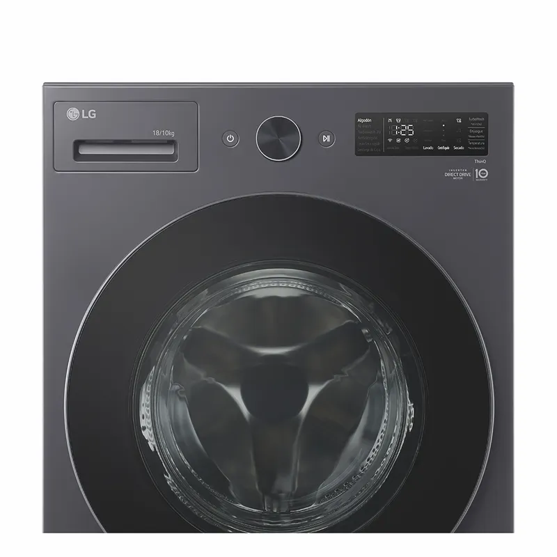 LAVASECA WD18EGNTSPG 18KG/10KG AI DD CARGA FRONTAL GRAFITO LG - 5