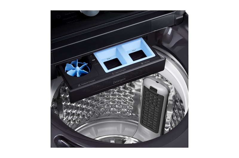 LAVADORA LG DE 22KG CON AI DD™ (INTELIGENCIA ARTIFICIAL) TURBOWASH™ CON LAVADO A VAPOR, COLOR PLATINUM BLACK - 4