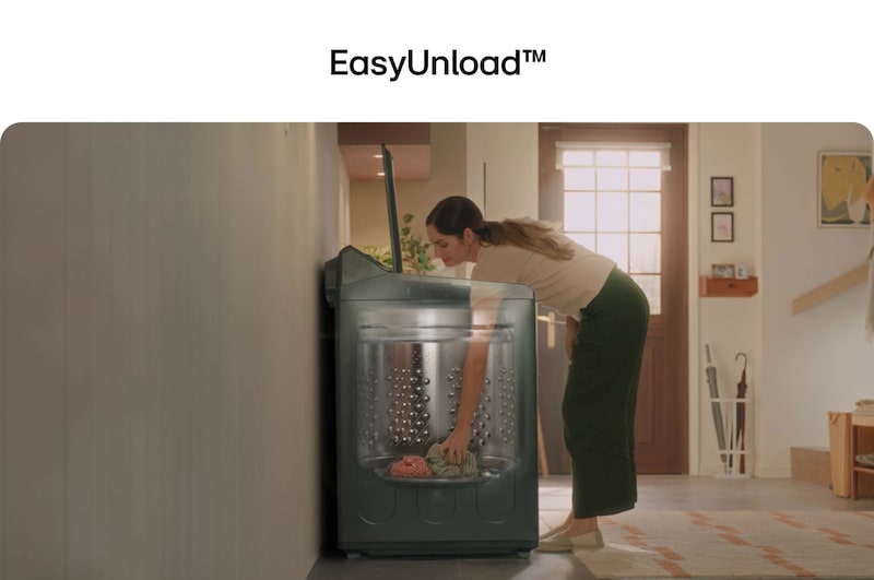 LAVADORA LG DE 22KG CON AI DD™ (INTELIGENCIA ARTIFICIAL) TURBOWASH™ CON LAVADO A VAPOR, COLOR PLATINUM BLACK - 8