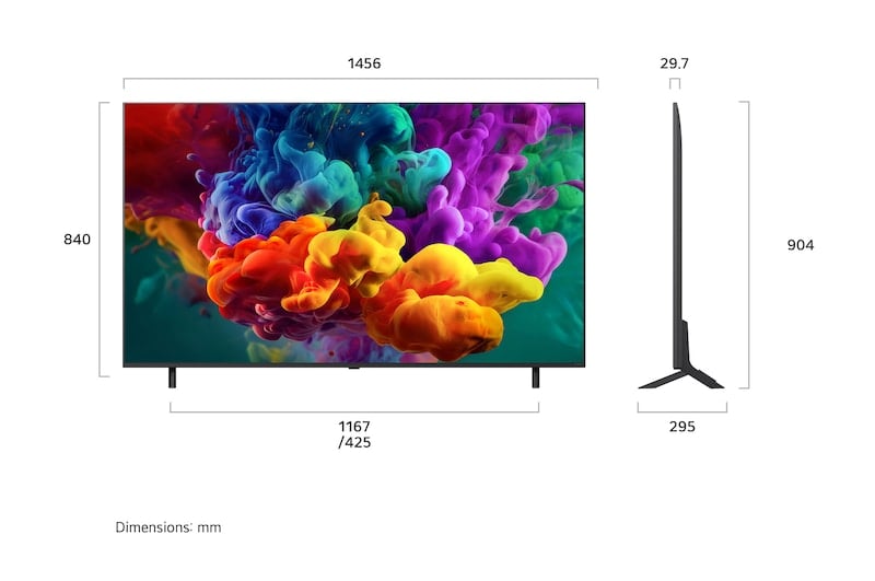 SMART TV 65 LG QNED EVO AI QNED85 MINI LED 4K 2026 - 2