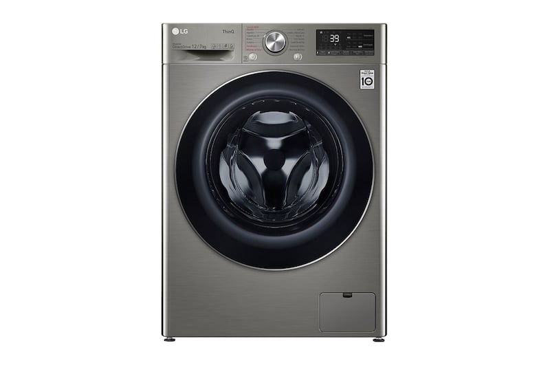 LAVASECA LG 12 KG/7 KG CARGA FRONTAL WD12PVC3S6C PLATINO - 1