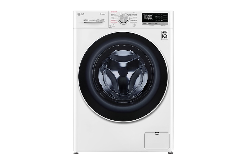 LAVADORA LG 10.5KG DE LAVADO CON AI DD Y THINQ WM10WVC4S6 COLOR BLANCO - 1