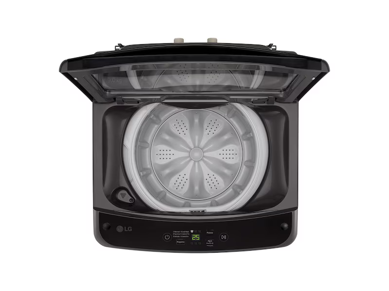 LAVADORA LG DE 9KG CON TURBODRUM™ Y LIMPIEZA DE TINA, COLOR NEGRO CLARO - 6