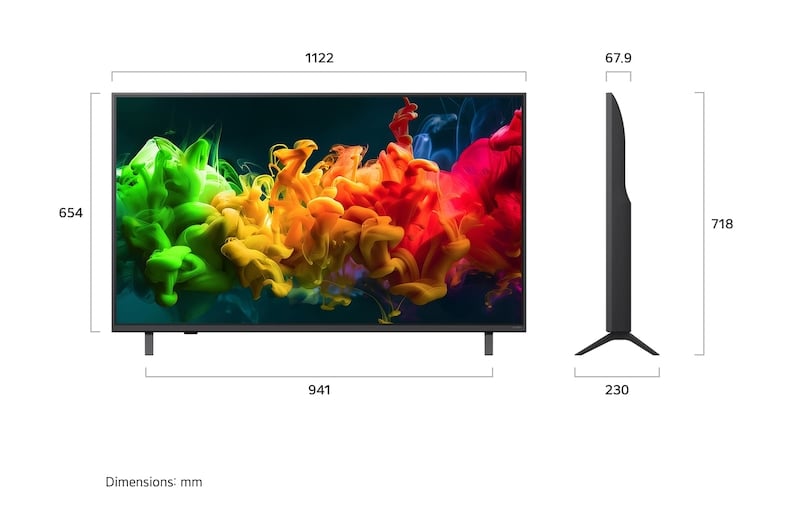SMART TV 50 LG AI QNED80 MINI LED 4K SMART TV 2026 - 2