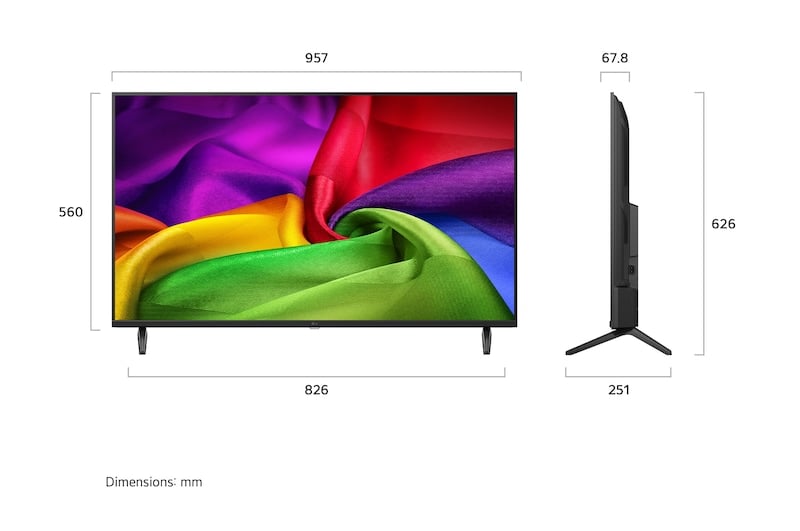 SMART TV 43 LG NANO 4K UHD AI NU802026 - 2