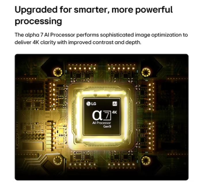 SMART TV 43 LG QNED AI MINI LED QNED70 4K 2026 - 4