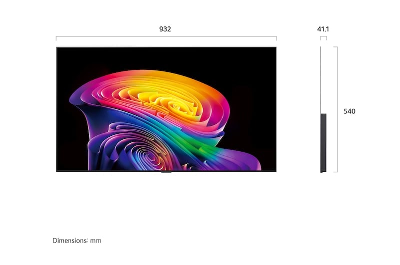 SMART TV 42 LG OLED EVO AI C6 4K 2026 - 2