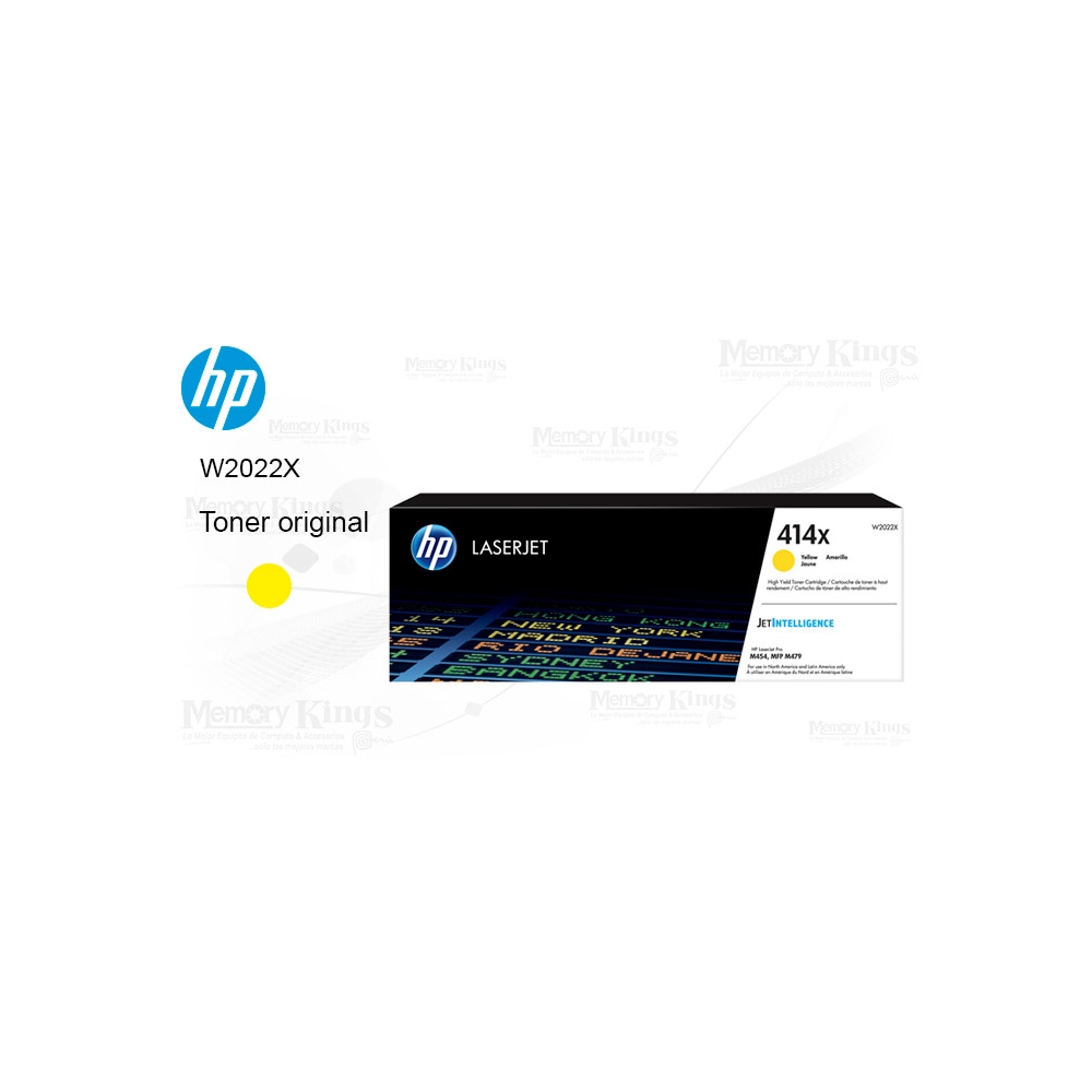 TONER HP 414X AMARILLO ORIGINAL – 6000 PÁGINAS DE ALTA CALIDAD PARA IMPRESORAS HP - 1