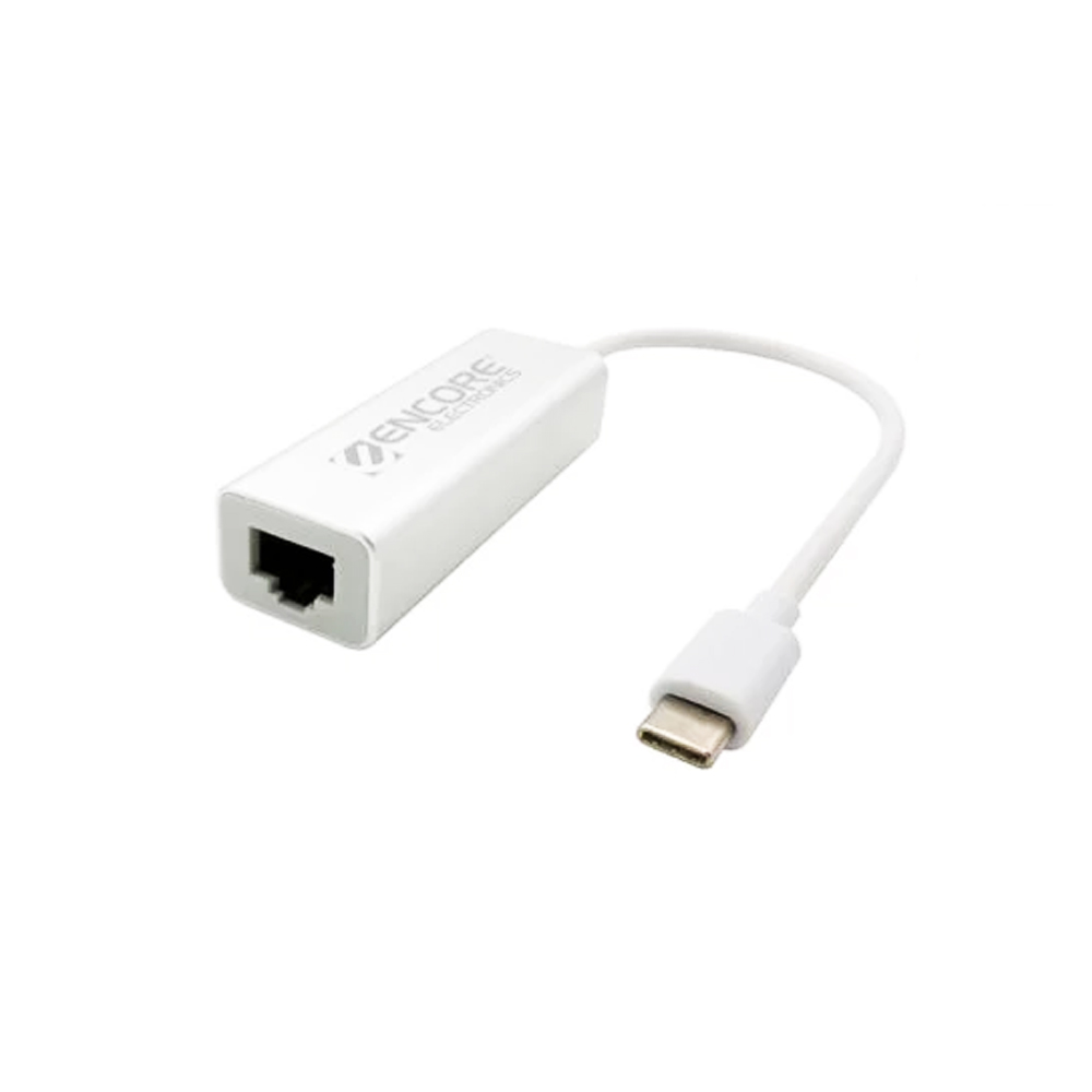 ADAPTADOR USB-C A ETHERNET GBE ENCORE ENAD-U3C2RG – CONEXIÓN RÁPIDA Y ESTABLE PARA TU DISPOSITIVO - 1