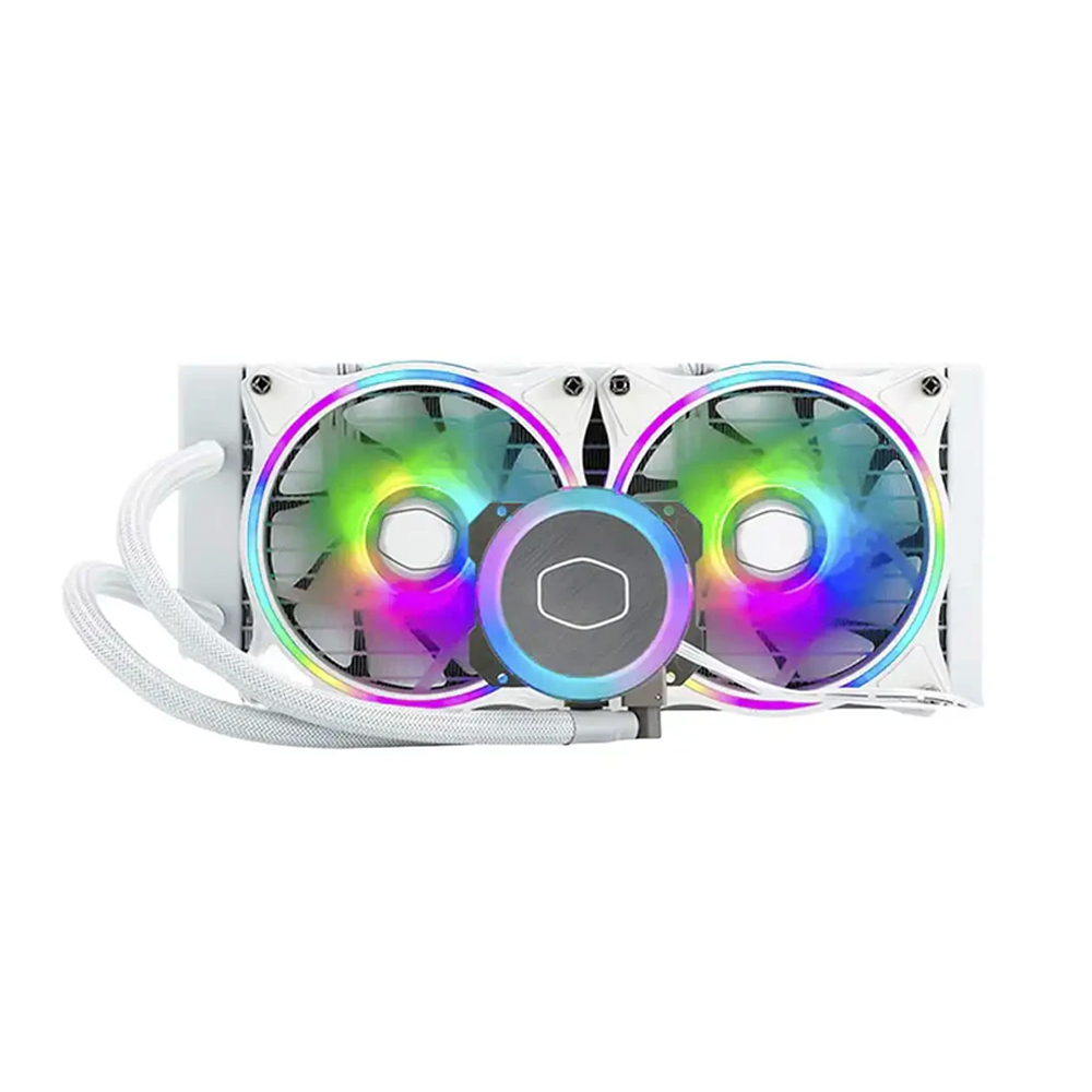 COOLER MASTER ML240 ILLUSION WHITE - SISTEMA DE REFRIGERACIÓN LÍQUIDA PARA CPU, 240MM, EFICIENTE Y SILENCIOSO - 1