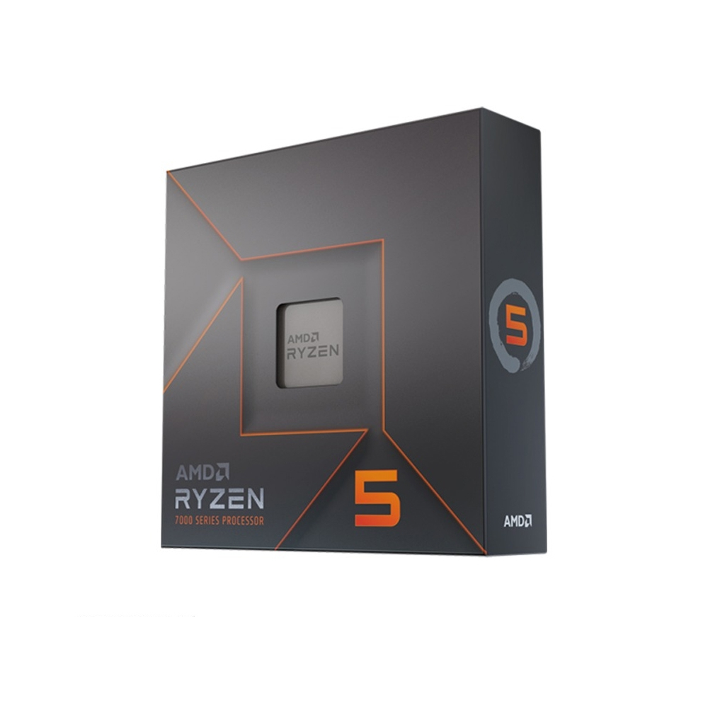 PROCESADOR AMD RYZEN 5 7600X, 6 NÚCLEOS, 4.7-5.3GHZ, 32MB L3, ARQUITECTURA AM5, 105W - 1
