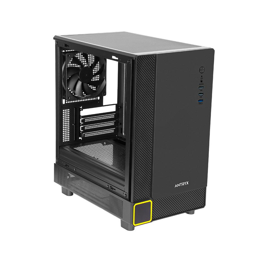 CASE ANTRYX XTREME MICRO XM-420 TEMPERADO F/B500W COMPACTO Y ELEGANTE PARA PC GAMER - 1