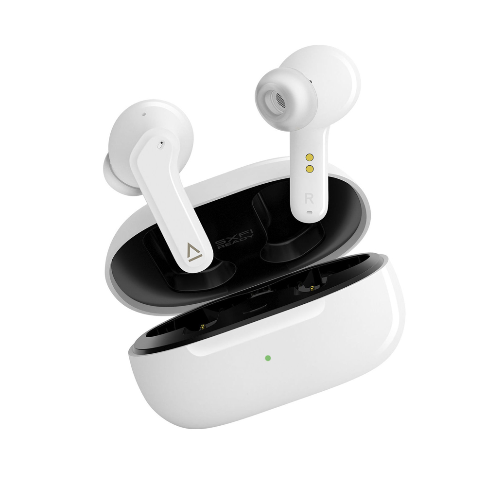 AURICULARES CREATIVE ZEN AIR IPX4 EN BLANCO, RESISTENCIA AL AGUA Y SONIDO ENVOLVENTE PARA DEPORTES - 1