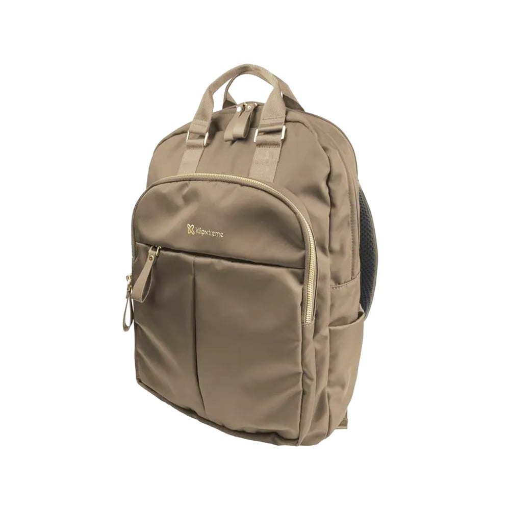 MOCHILA PARA LAPTOP KLIP XTREME, 15.6', NYLON 1200D, COLOR MARRÓN, RESISTENTE Y FUNCIONAL. - 1