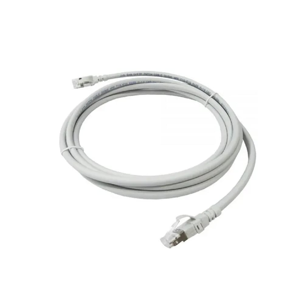 CABLE DE RED PATCH CORD DIXON 3M CAT-6A GRIS, ALTA VELOCIDAD Y CONEXIÓN CONFIABLE PARA TU HOGAR U OFICINA - 1