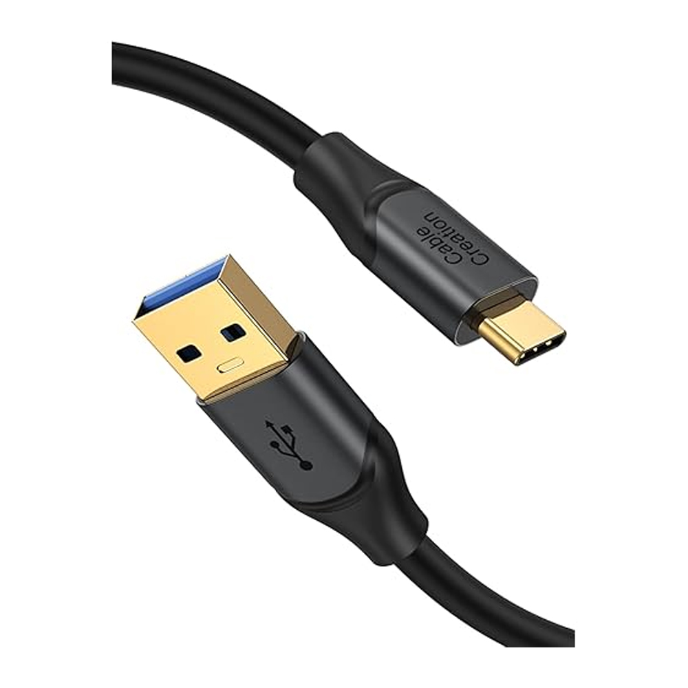 CABLE DE DATOS ZEBRA USB-A A USB-C 1M NEGRO - TRANSFERENCIA RÁPIDA Y COMPATIBILIDAD UNIVERSAL - 1