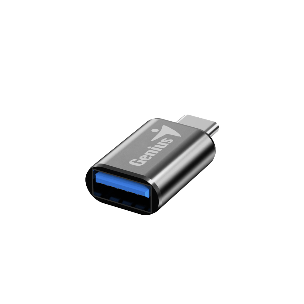 ADAPTADOR GENIUS ACC-C2A USB-C A USB-A EN GRIS OSCURO – CONEXIÓN RÁPIDA Y VERSÁTIL PARA TUS DISPOSITIVOS - 1