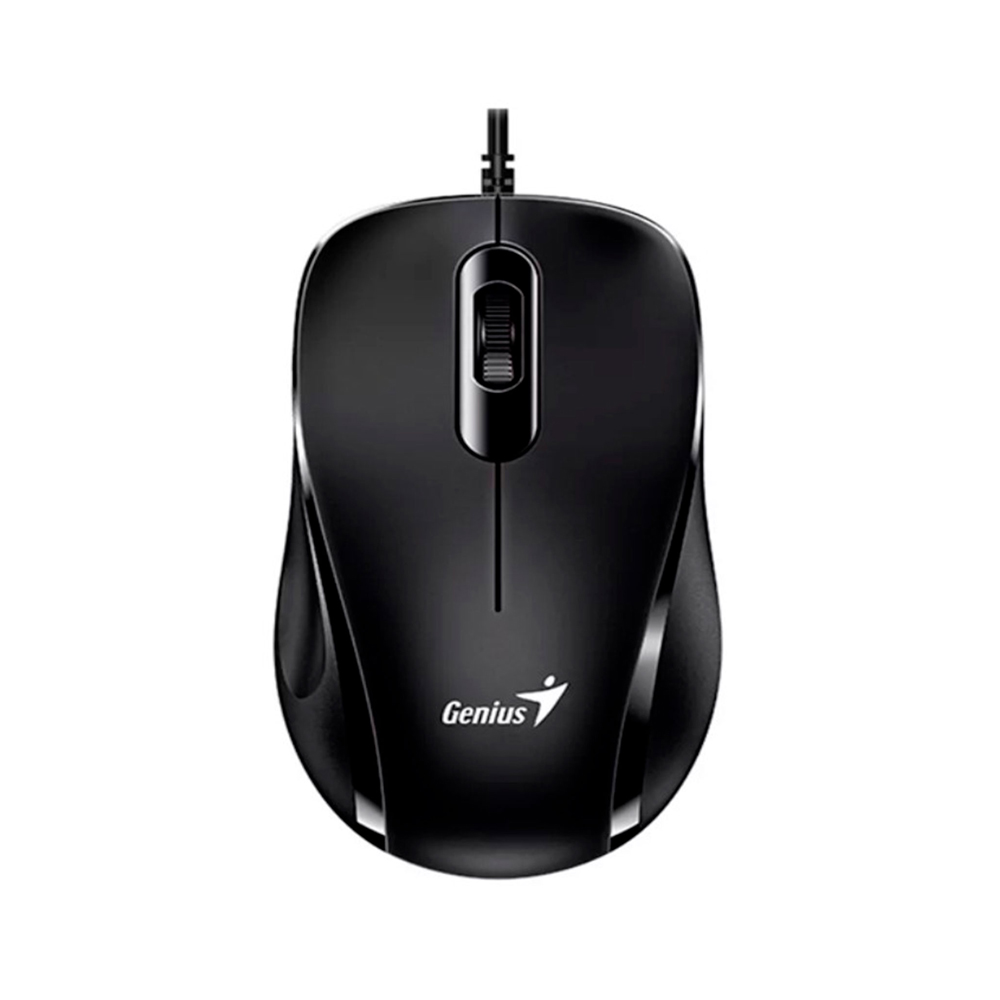 MOUSE GENIUS DX-101 ÓPTICO 1200 DPI USB COLOR NEGRO, PRECISIÓN Y COMODIDAD PARA TU PC - 1
