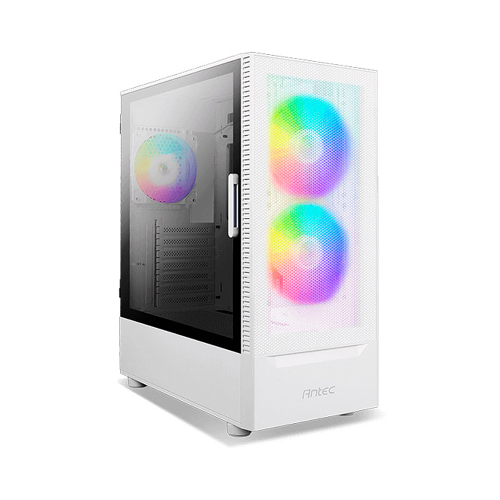 CAJA MID TOWER ANTEC NX410 BLANCA - DISEÑO MODERNO, EXCELENTE VENTILACIÓN Y ESPACIO PARA MÚLTIPLES COMPONENTES - 1