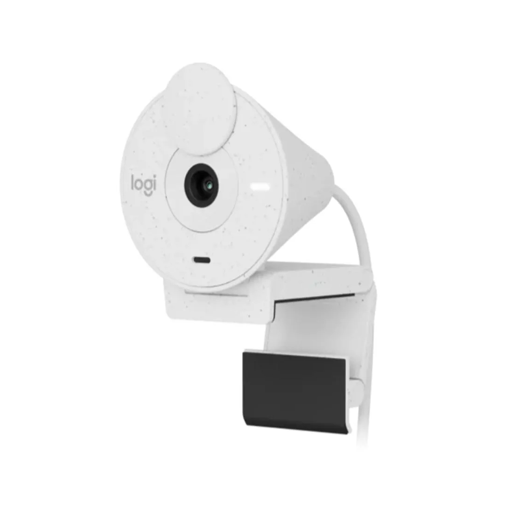 CÁMARA LOGITECH BRIO 300 FHD 1080P USB-C BLANCA CON ALTA DEFINICIÓN Y CONEXIÓN SENCILLA - 1
